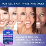 Skin Whitening Glutathione 2000mg 120 Capsules - Image 4