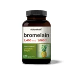 NatureBell Bromelain 1000mg Per Serving 240 Veggie Capsules