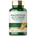 Carlyle Magnesium Glycinate with Ashwagandha 2740mg 120 Capsules