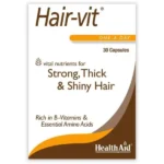 HealthAid Hair-Vit Strong Thick And Shiny Hair 30 Capsules