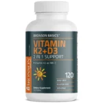 Bronson Basics Vitamin K2 D3 (MK7) Supplement 120 Tablets
