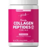 Pink Beauty Collagen Peptides Type 1 & 3 – 20g | 255g Powder