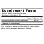 Force Factor, Ashwagandha , 600 mg , 60 Vegetable Capsules - Image 2