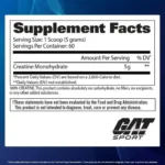 GAT SPORT Creatine Monohydrate Powder (300g) - Image 2