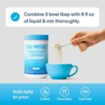 Vital Proteins Grass Fed Collagen Peptides Advanced Powder Supplement, with Hyaluronic Acid + Vitamin C, Unflavored (265g) - Image 4