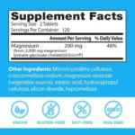 Doctor’s Best, High Absorption Magnesium 200 mg 240 Tablets - Image 2