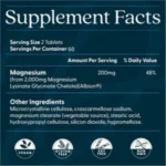 Doctor’s Best High Absorption Magnesium Glycinate Lysinate 120 Tablets - Image 4