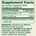 Spring Valley Vitamin C 500 mg 120 Tablets - Image 2