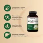 NatureBell Glutathione 2000mg Per Serving 240 Veggie Capsules - Image 3