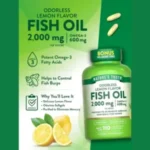 Nature’s Truth Fish Oil 2000mg | Omega-3 | Lemon Flavor | 110 Softgels - Image 3