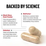 Force Factor Black Maca 90 Capsules - Image 2