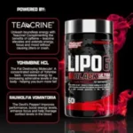 Lipo 6 Black Ultra Concentrate – 60 Pills (Capsules) - Image 3