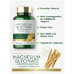 Carlyle Magnesium Glycinate with Ashwagandha 2740mg 120 Capsules - Image 4