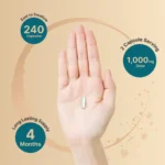 Naturebell Magnesium Glycinate 1000mg 240 Capsules - Image 4