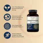 Naturebell Pure Magnesium Glycinate 500mg, 240 Veggie Capsules | 100% Chelated & Purified – 3rd Party Tested, Vegan Friendly, Non-GMO - Image 4