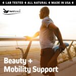 HerbTonics Multi Collagen Gummies Type 1,2,3,5 & 10 with Biotin for Hair Growth Skin Nails with Vitamin C Zinc for Men & Women 60 Gummies - Image 5