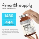 Vitabright Magnesium Citrate 1480mg  240 Capsules - Image 4