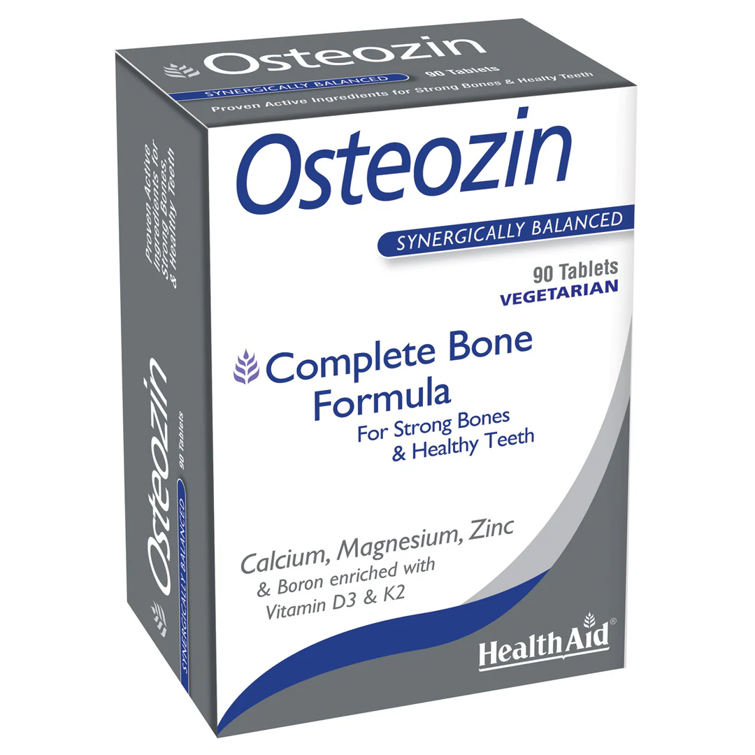 HealthAid Osteozin (New Bone Formula) 90’s VegiTabs - Image 1