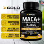 X Gold Health Organic Maca Root Capsules Black Yellow Red Strongest 1500mg 150 Capsules - Image 5