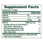Nature’s Bounty Fish Oil With Omega 3 1000mcg, 145 softgels - Image 2