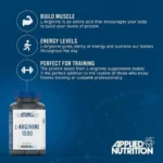 Applied Nutrition L-Arginine 1500mg 120 Capsules - Image 2