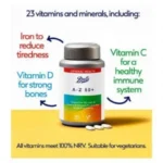Boots A-Z 50+ Complete Vitamins & Minerals – 180 Tablets - Image 3