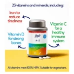 Boots A-Z Complete Vitamins & Minerals – 180 Tablets - Image 3
