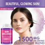 Emily Bright Skin Brilliance Dark Spot Correction Glutathione 1500 mg – 60 Capsules - Image 2