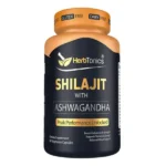 HerbTonics Shilajit with Ashwagandha 60 Vegetarian Capsules