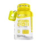 HerbTonics Vitamin K2 + D3 With Bioperine 120 Vegetarian Capsules