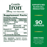 Nature's Bounty Gentle Iron 28mg, 90 Capsules - Image 2