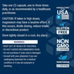 Life Extension Magnesium Caps 500mg 100 Capsules - Image 3