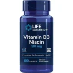 Life Extension, Vitamin B3 Niacin 500mg 100 Capsules