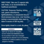 Life Extension, Vitamin B3 Niacin 500mg 100 Capsules - Image 3