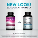 NeoCell, Marine Collagen Peptides + Hyaluronic Acid, 120 Capsules - Image 3