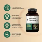 NatureBell Methylated B Complex Vitamins – 240 Veggie Capsules - Image 2