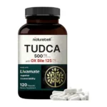 TUDCA 500mg with OX Bile 125mg Per Serving, 120 Capsules