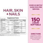 Nature’s Bounty Advanced Hair Skin and Nails 150 Capsules - Image 2