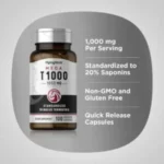 Piping Rock Mega T1000 Tribulus 1000mg (200 Capsules) - Image 3