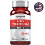 Piping Rock Vitamin K2 MK7 100mcg 120 Softgels
