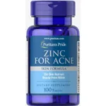 Puritan’s Pride Zinc for Acne 100 Tablets