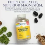 Solaray Magnesium Glycinate 350Mg 120 Capsules - Image 4