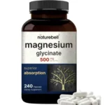 Naturebell Magnesium Glycinate 500mg 240 Capsules