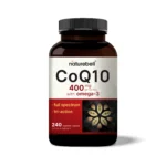 NatureBell CoQ10 400mg with Omega 3 Fatty Acids, 240 Capsules