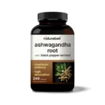 NatureBell Ashwagandha with Black Pepper Extract, 240 Capsules