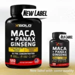 X Gold Health Maca + Panax Ginseng Ultra Concentrated (120 Capsules) - Image 3