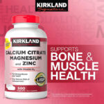 Kirkland Signature, Calcium Citrate Magnesium and Zinc, 500 Tablets - Image 4
