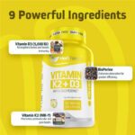 HerbTonics Vitamin K2 + D3 With Bioperine 120 Vegetarian Capsules - Image 3
