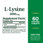 Nature’s Bounty, L-Lysine – 1000 mg (60 Tablets) - Image 2
