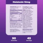 Natrol Melatonin Gummies, Sleep Support for Adults, 10 mg Melatonin Strawberry-Flavored | 90 Gummies - Image 2
